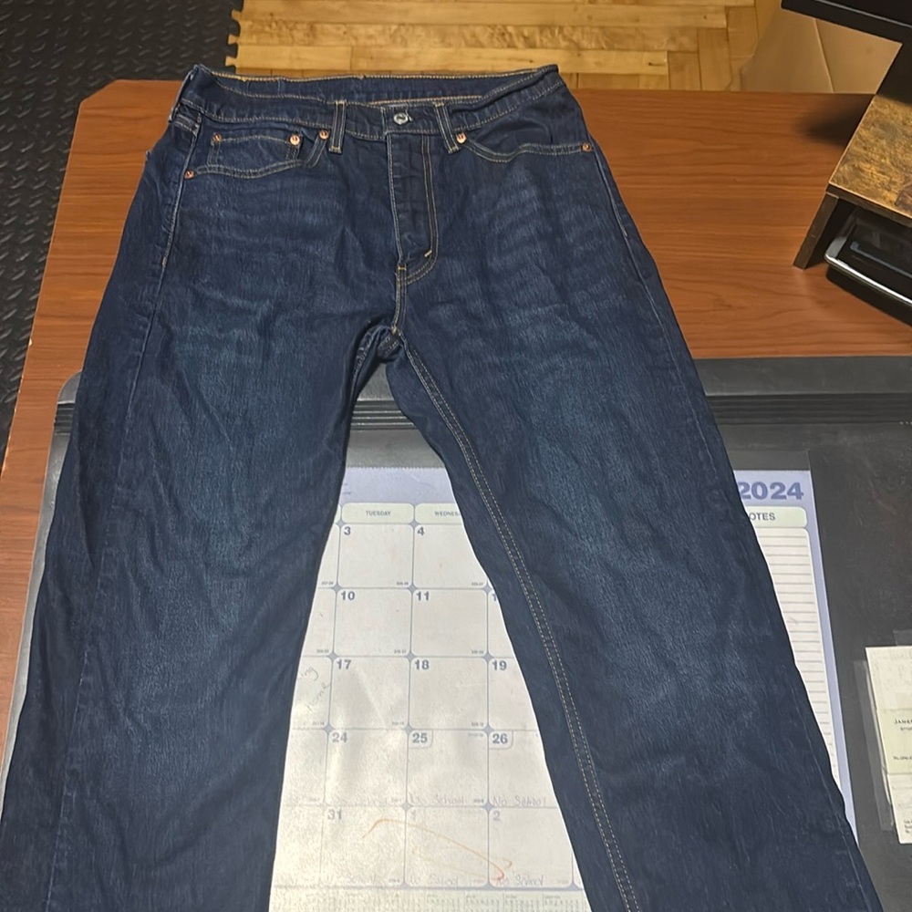 Signature by Levi Strauss Blue Straight Jeans